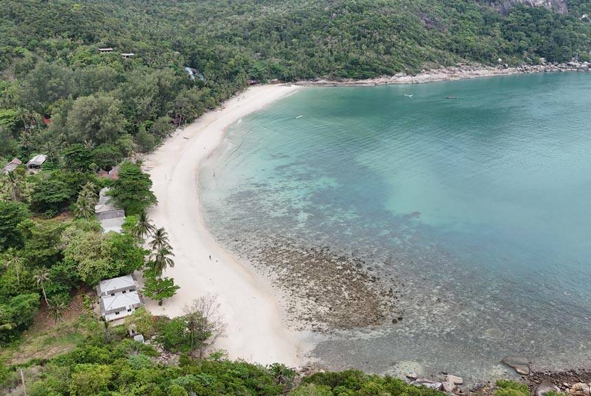 Bottle beach en Koh Phangan Bottle beach en Koh Phangan