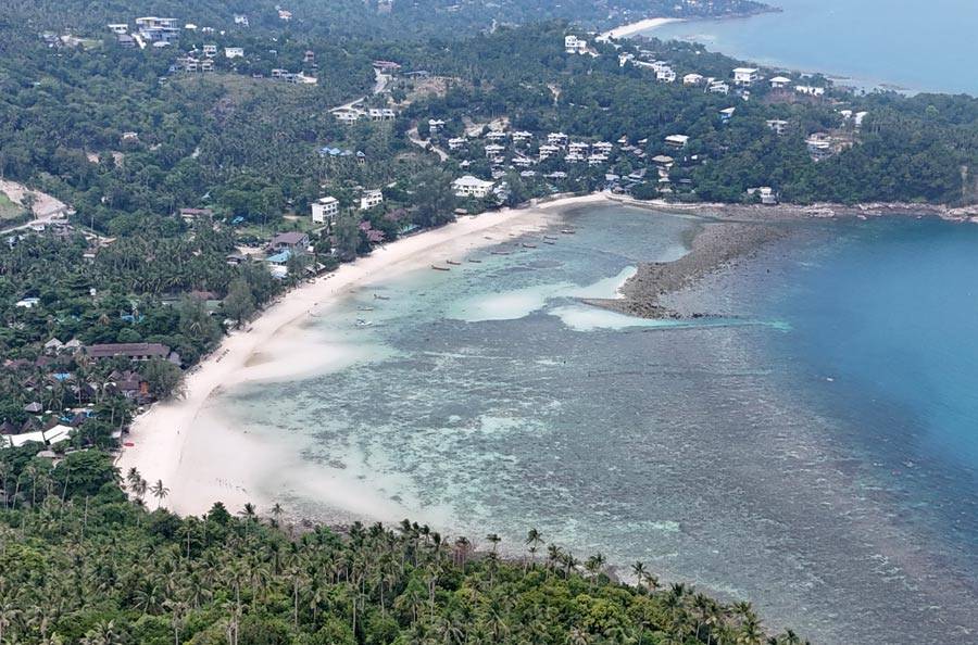 playa de Salad de Koh Phangan Haad Salad