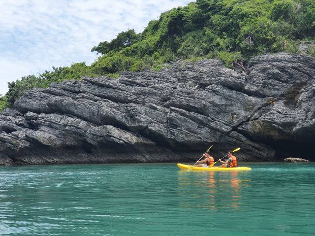 Kayak desde Koh Phangan en Ang Thong Marine Park Kayak en Koh Phangan