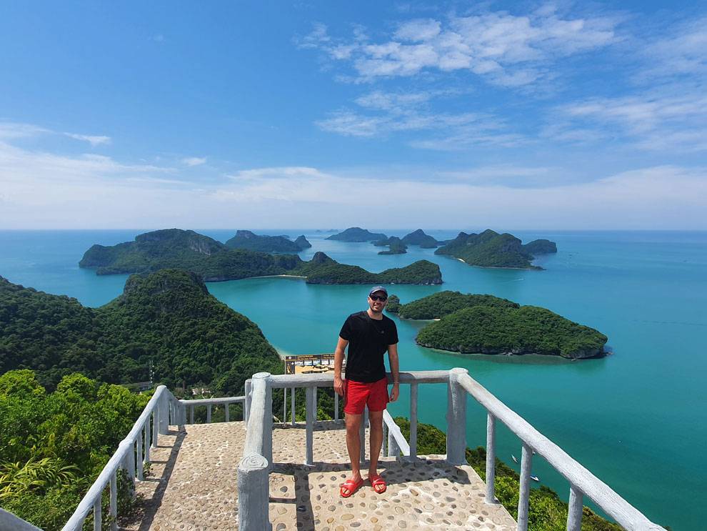 En el mirador de Ang Thong National Park Ang Thong National Park