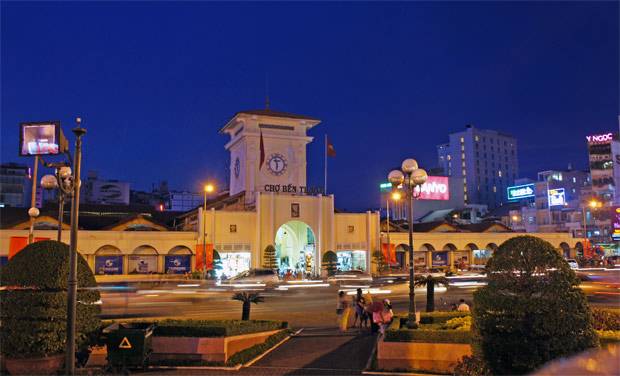 mercado de Ho Chi Minh El mercado para turistas de Ho Chi Minh