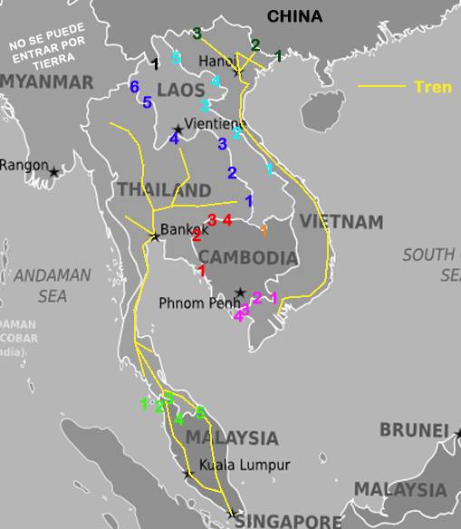 MAPA-PASOS-FRONTERIZOS-DEL-SUDESTE-ASIÁTICO---CROSSING-BORDERS-MAP-SOUTH-EAST-ASIA MAPA-PASOS-FRONTERIZOS-DEL-SUDESTE-ASIÁTICO