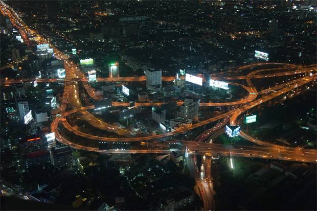 Nudo-de-autopistas-de-Bangkok