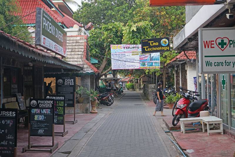 calle de Koh tao Calle de Koh Tao