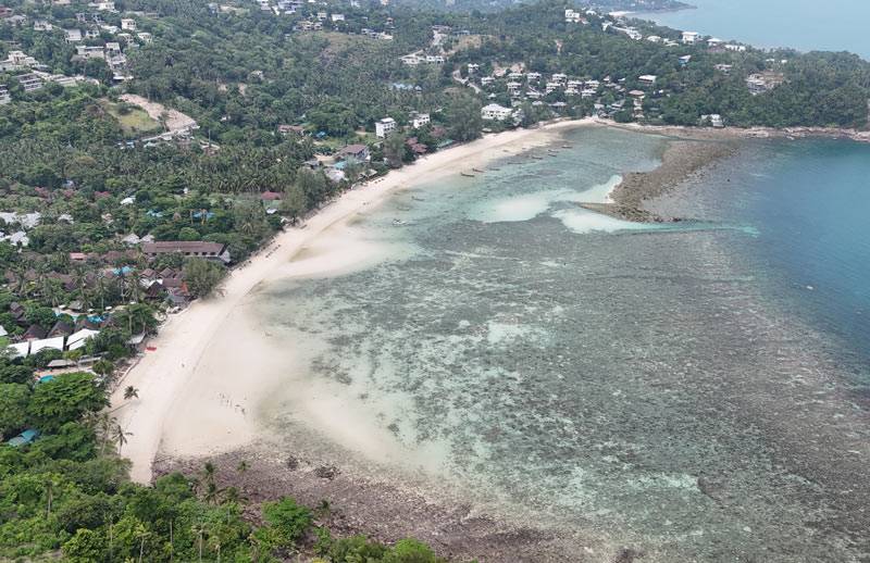 segunda playa más importante de Koh tao Chalok baan kao