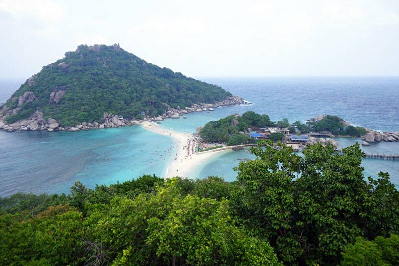 Koh nang yuan en Koh tao Islote de Koh Nang Yuan