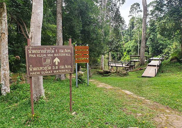 Pha Kluai Mai Waterfall Comienzo excursión 2