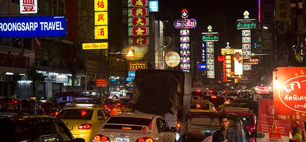 Chinatown Bangkok de noche