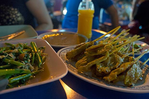 Sate barrio chino Bangkok