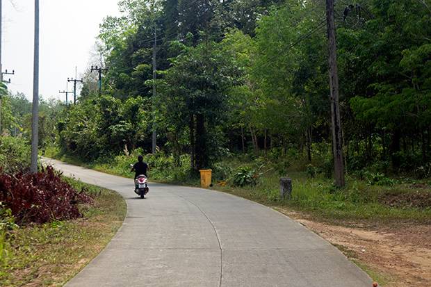 Carretera en Koh Koood Carretera-de-Koh-Kood