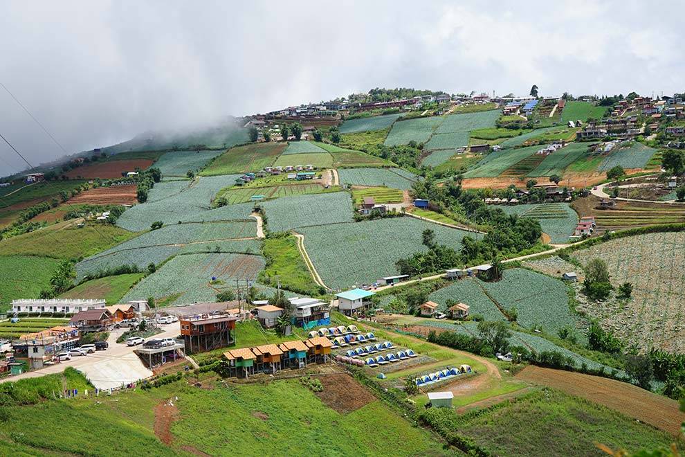 La cima del monte phu thap boek