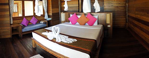 Habitación-enfrente-del-mar-del-Thanya-Beach-Resort