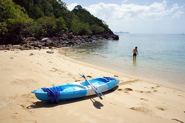 Kayak-en-Paradise-Beach