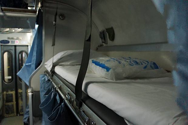 Cama superior del tren de Bangkok a Chiang Mai Cama-de-arriba-del-tren