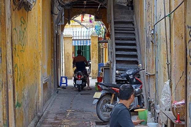 Calle de Hanoi Callejuela en Hanoi