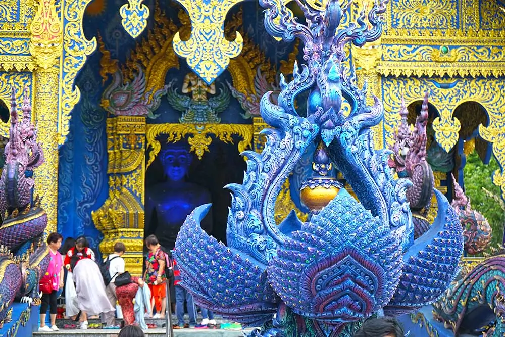 Detalles Templo Azul