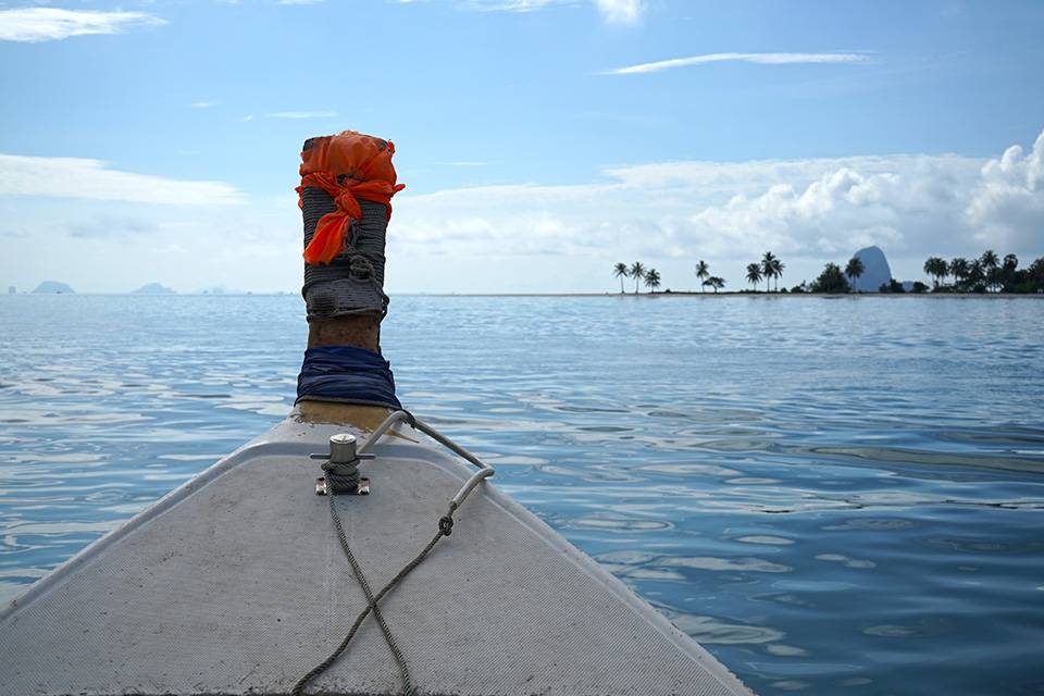 Llegando a la isla de Koh Yao Yai