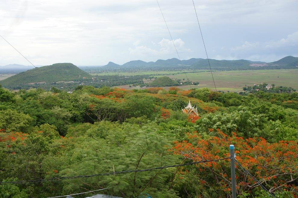 Paisaje de Battambang en el oeste de Camboya Paisaje de Battambang