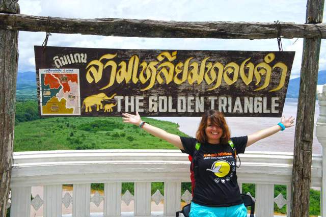 Triángulo del Oro Tailandia mapa