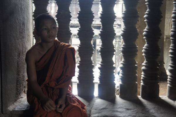 Niño monje budista