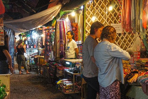 El Mercado nocturno de Siem reap y sus productos