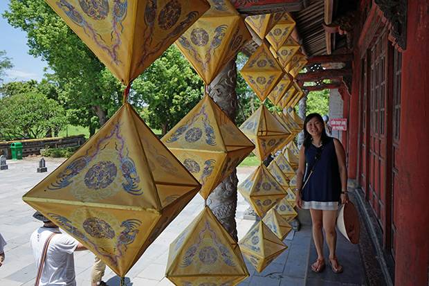 Mati paseando por HUe