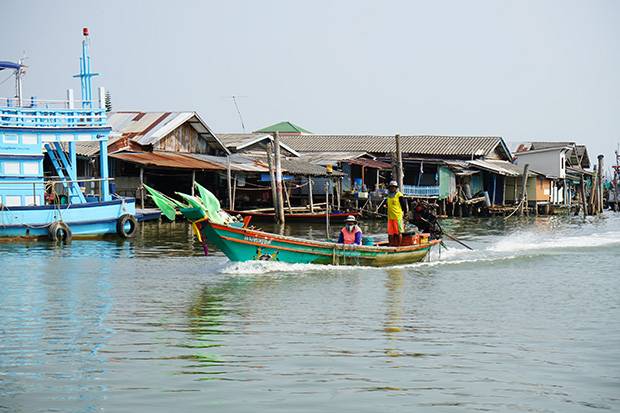 Pescadores en Chumpon