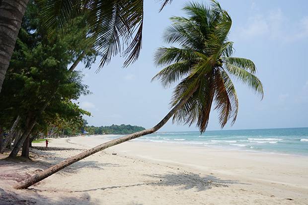 Playa bonita de Chumpom