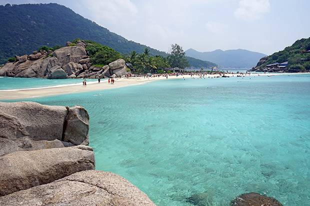 Playa de Koh Tao en Koh Nang Yuan