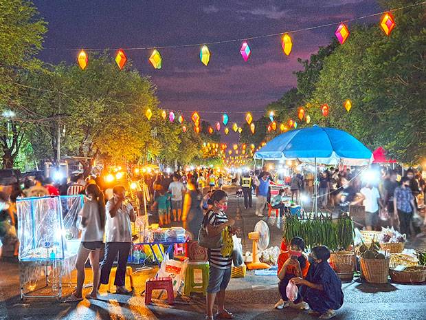 El mercado de los sábados de Khon Kaen