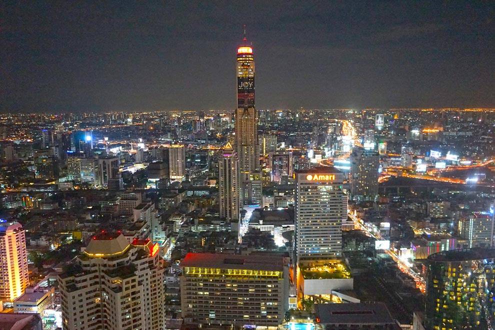 Bangkok desde el bar Redsky