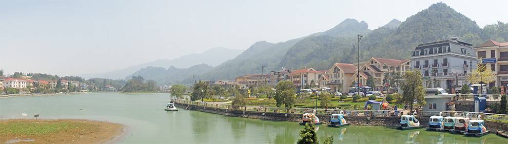 Panorámica del pueblo de Sapa