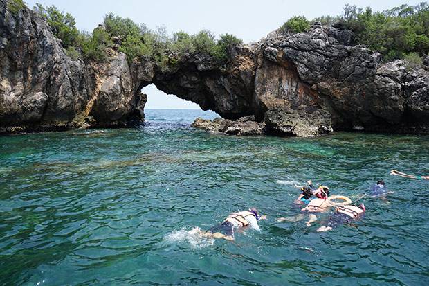 Esnorquel en Chumpon