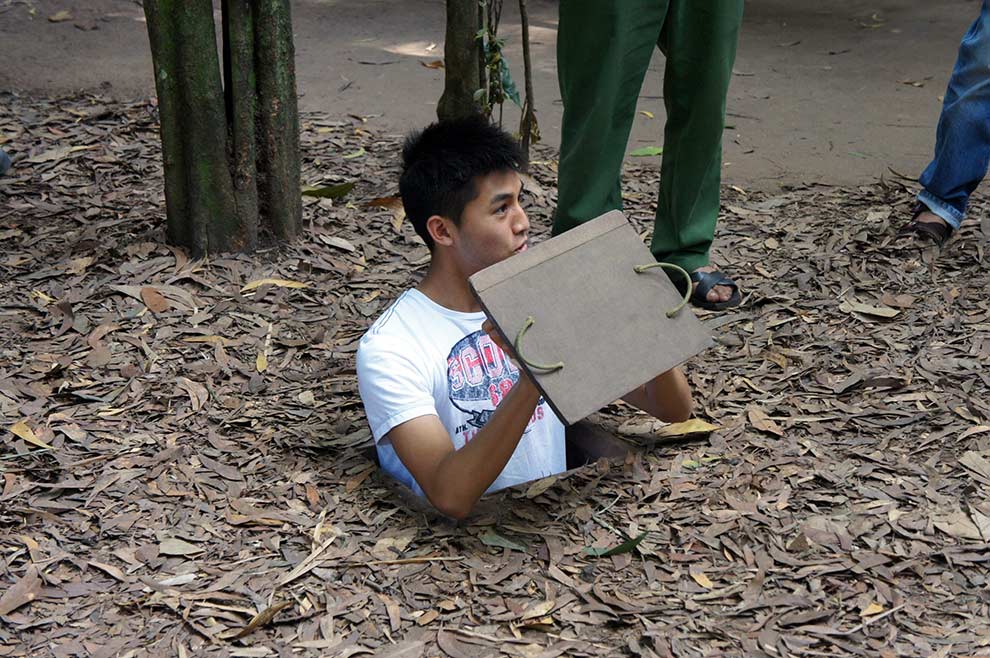 Los túnes de Cu Chi son la excursión más famosa desde Ho Chi Minh Túneles de Cu Chi