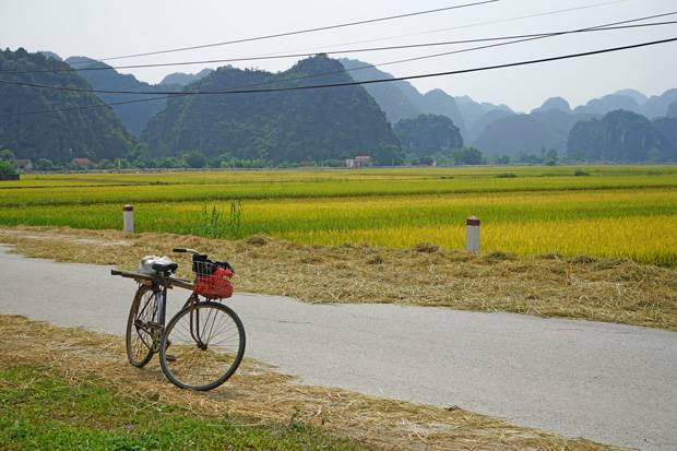 La bicicleta es un buen medio de tranporte para Ninh Binh Bici en Ninh Binh