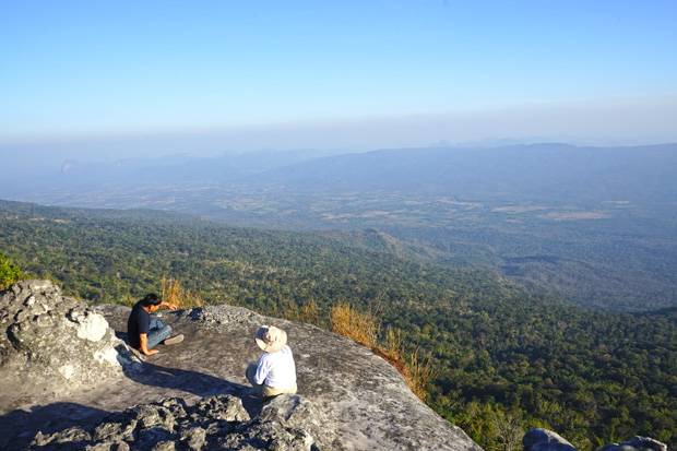 Vistas desde un acantilado