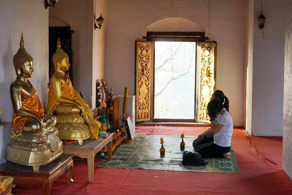 Carácter de los laosianos Budismo en Laos