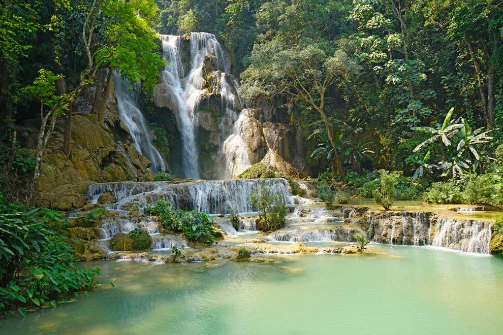 Catarata más grande de Luang Prabang Cascada Luang Prabang