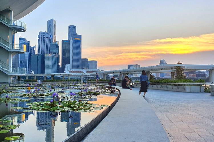 El impresionante barrio de Marina Bay de Singapur