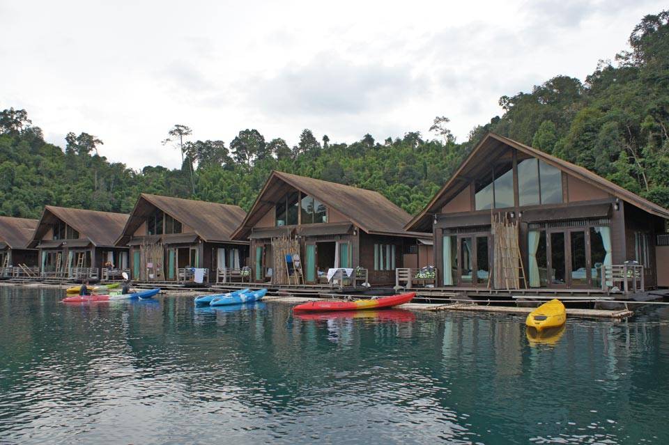 500 Rai el resort más lujoso de Cheow Lan Resort flotante de Khao Sok
