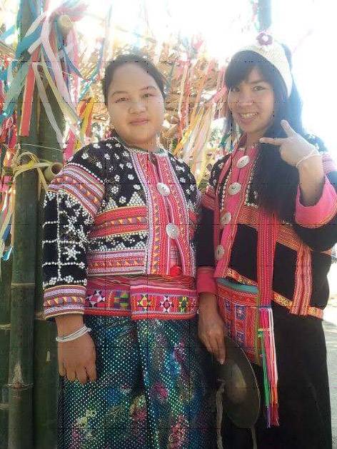 Mujeres de la etnia de los Lahu Mujeres Lahu