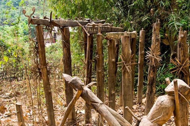 Puerta que separa el mundo de los espíritus y de los humanos Puerta de los espíritus