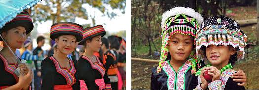 Mujeres de la etnia de los hmong Mujeres hmong