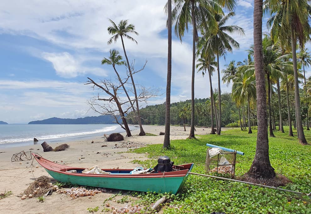 Playa de parque nacional Parque Nacional de Laem Son en Ranong