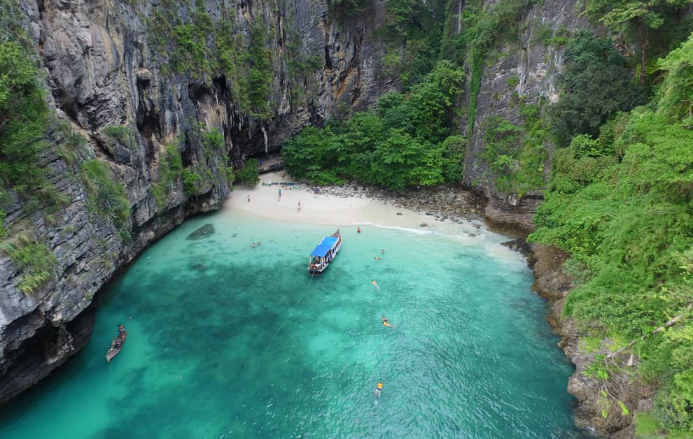 Playa secreta Playa secreta de Tailandia