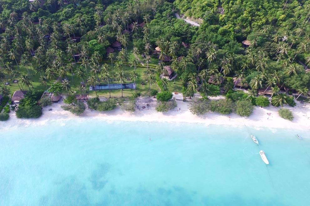 Haad Thien beach Shark Bay en Koh Tao