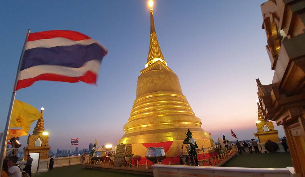 Wat Saket Wat Saket o el Monte Dorado de Bangkok