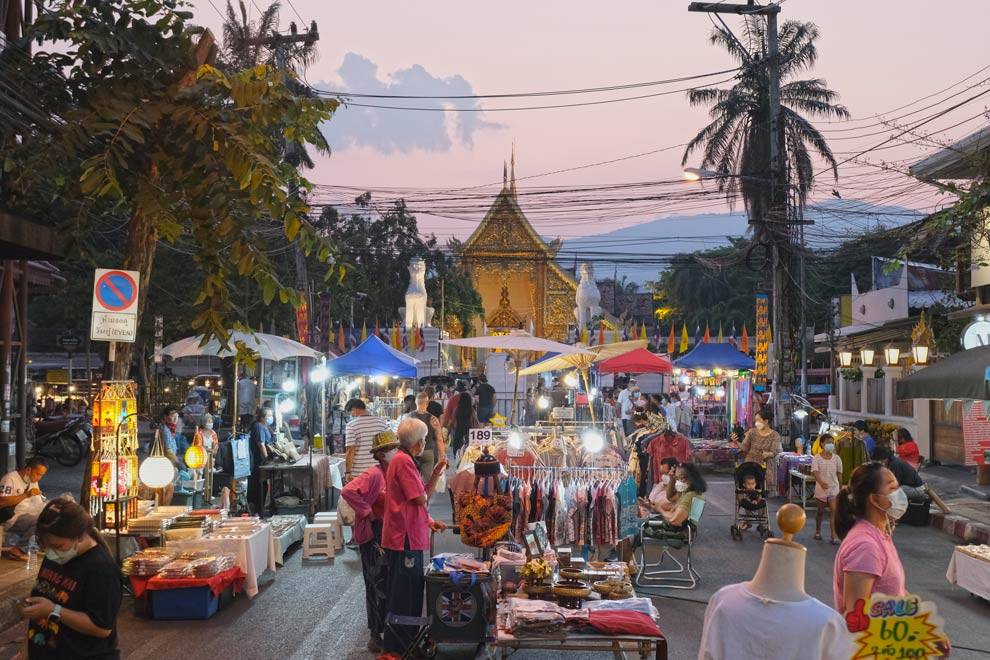 Market Sunday market de Chiang Mai