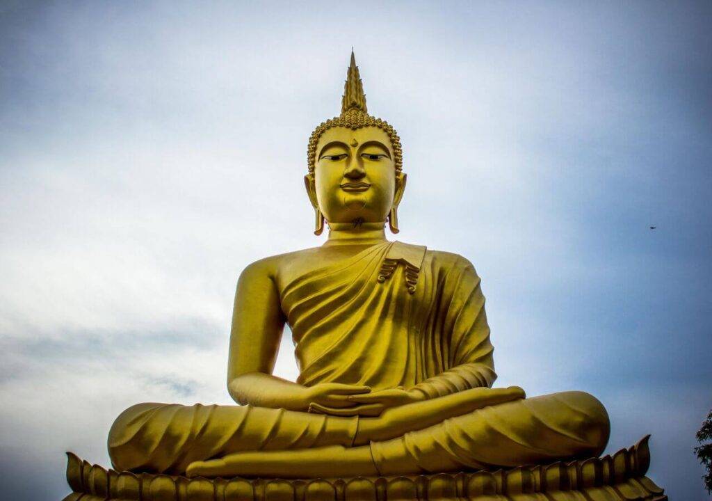 Golden Gauthama Buddha en Tailandia