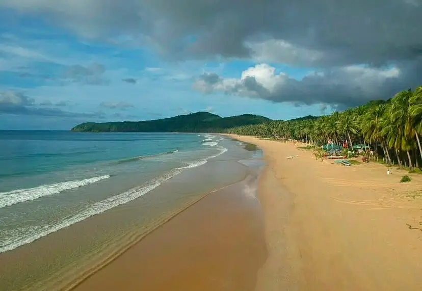 Playa Nacpan Filipinas